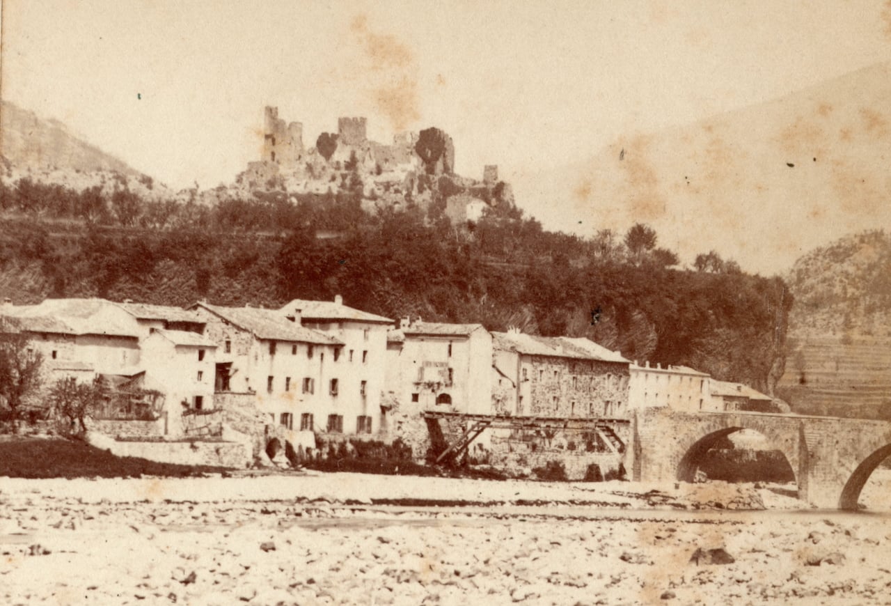 Pont de Labeaume avant la crue de 1890